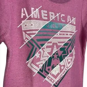 NWT AMERICAN FIGHTER Women's T-Shirt GLADBROOK Athletic Pink Size Medium