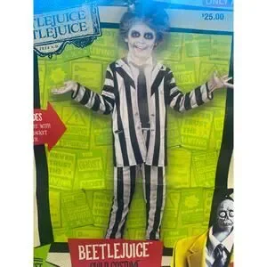 NWT - BeetleJuice Child Costume Size Large