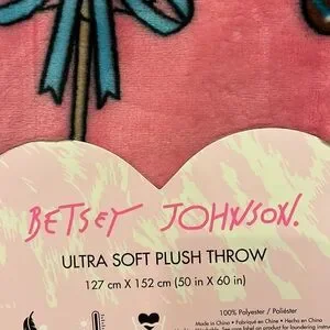 NWT Betsey Johnson Sweets Throw