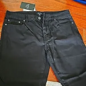 NWT Black Jeans - Tapered Fit 34/30