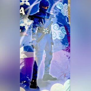 NWT Blue Ninja Costume For Kids Size 3T Ninja Halloween Costume