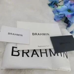 NWT Brahmin SET 2 PCS NWT Designer Purse Bag Wallet Italian Leather Designer