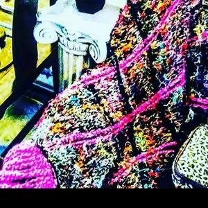 NWT Checkerboard Convertible Artisanal Throw Or Wrap With Fringe Benefits