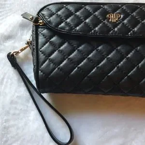 ^ NWT Chico’s Quilted Black Clutch
