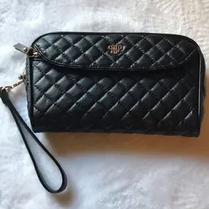 ^ NWT Chico’s Quilted Black Clutch