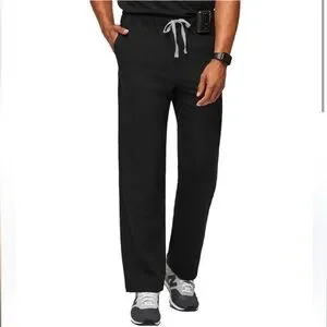 NWT Figs Pisco Basic Pants Technical Collection in Black Size XL