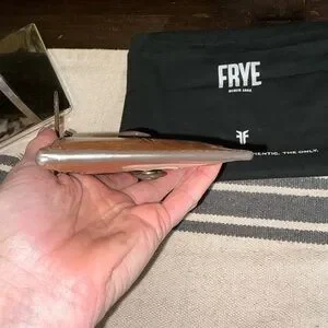 NWT Frye Melissa Leather Snap Card Wallet Cognac Brown Retail $98