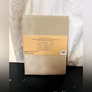 NWT Gold Champagne Shimmer Tablecloth 60" X 104"