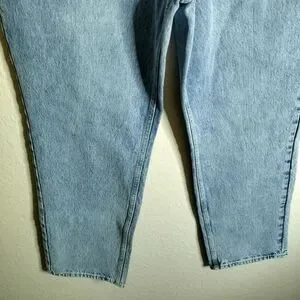 NWT GOOD AMERICAN '90s Duster High Rise Straight Leg Jeans 12/31