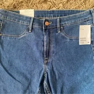 NWT H&M Skinny Ankle Regular Waist Blue Jeans 29