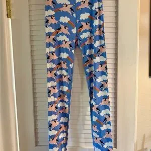 NWT Hannah Anderson Blue Unicorn Pajama Set