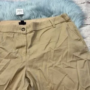 NWT J. Crew Factory 7” Classic Chino Short In Light Khaki Sz 16