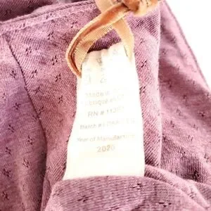 NWT Kate Quinn Flight Hat Self Tie Wild Ginger Baby Girls 0-3 Months Bamboo