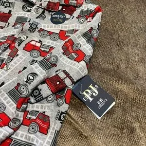 NWT Kids Fire Truck Pajamas- Size 4T