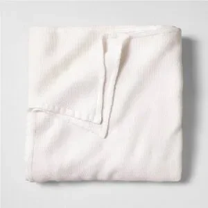 NWT King Micro Waffle Bed Blanket White - Casaluna