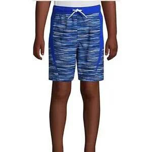 NWT Lands' End Boys Swim Trunks Swim Bottoms Size Small (6-7) Quick Dry NWT