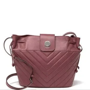 NWT Lodis Quilted Drawstring Purse