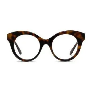 NWT LOEWE EYEGLASSES WOMEN HAVANA BROWN ROUND EYEWEAR