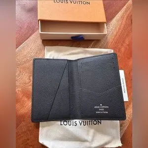 NWT Louis Vuitton Eclipse Sunset Monogram Pocket Organizer Wallet 2022 AUTHENTIC