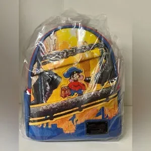 NWT Loungefly An American Tail Fievel Mini Backpack Disney Colorful Animation