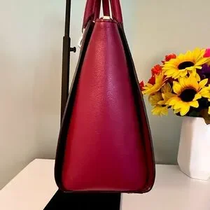 NWT Michael Kors Mulberry Ellis Large Leather Satchel