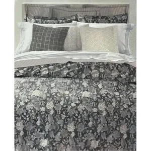 NWT Ralph Lauren -Home-Full/Queen Avery Gray Floral Duvet Cover Bedding