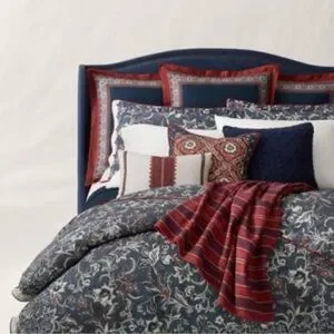 NWT Ralph Lauren-Home-Full/Queen Mirabelle Blue Fushia Floral Duvet Cover