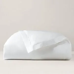 NWT Ralph Lauren-Home-Full/Queen Organic Cotton Percale Palmer White Duvet Cover