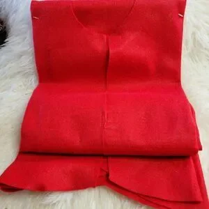 Nwt Red Glitter Christmas Tree Cover Skirt