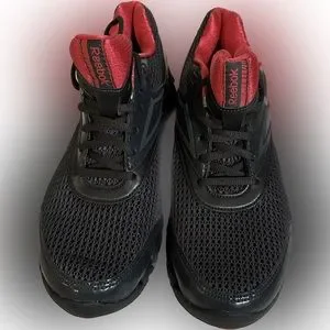 NWT REEBOK ZIGTECH Zigfuel Running Shoe Sneaker Black/RoseRed Pink Sz:8 Cute