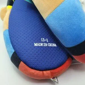 NWT Squishmallows Kids Slippers Toy Soldier Baron The Bear