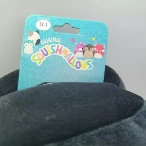 NWT Squishmallows Kids Slippers Toy Soldier Baron The Bear