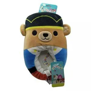 NWT Squishmallows Kids Slippers Toy Soldier Baron the Bear