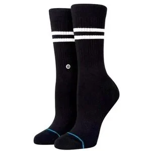 NWT Stance women’s casual crew socks. 3-pack. Black&white stripe. Size 8-10.5