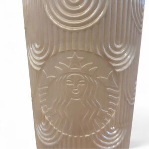NWT Starbucks Iridescent Mermaid Scale Tumbler Pink Venti 24oz