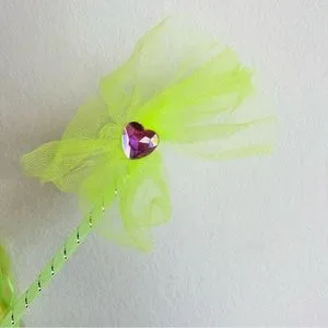 NWT Tinkerbell Fairy Layered Tutu Skirt & Wand Halloween Costume Set