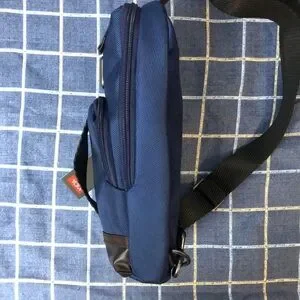 NWT TUMI Alpha Bravo Anti-Theft Chest Bag Stealth Blue RFID Shielded