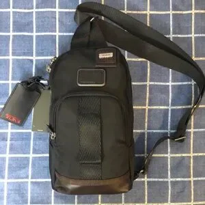 NWT TUMI Alpha Bravo Anti-Theft Crossbody Black Stealth Sling RFID Shielded