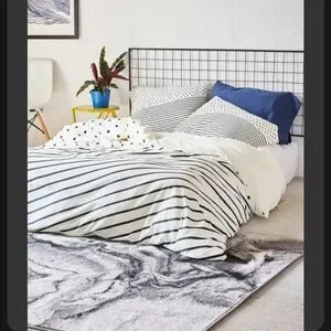 NWT Urban Outfitters Deny Designs Opposites Attract Duvet & Shams Full/Queen