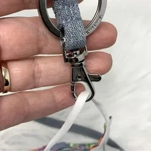 NWT Vera Bradley Face Mask On A Lanyard Painted Medallions Mask/Zen Gray Lanyard