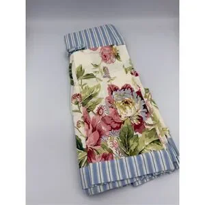 NWT Waverly Tailored Pleat Valance Forever Yours Spring Curtain Panel 50" X 19"
