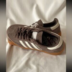 NWT Women's Adidas Handball Spezial Shoes Brown White
