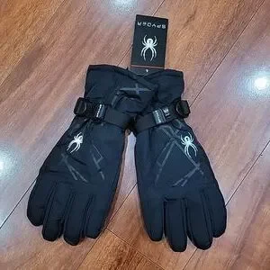 NWT WOMEN'S SPYDER BLACK INSULTED GLOVES