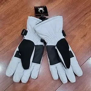 NWT WOMEN'S SPYDER Speed INSULTED WHITE Gloves