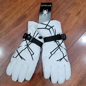 NWT WOMEN'S SPYDER Speed INSULTED WHITE Gloves