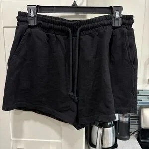 NWT Zara Washed Effect Plush Shorts