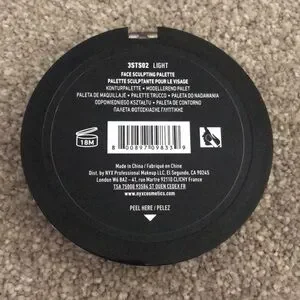 NYX 3 Steps To Sculpt Face Sculpting Palette - Light