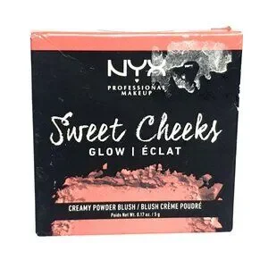 NYX Sweet Cheeks GLOW Citrine Creamy Powder Rose Blush 0.17 Oz