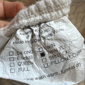 O2 Organic Cotton Mattress Cover • Twin XL