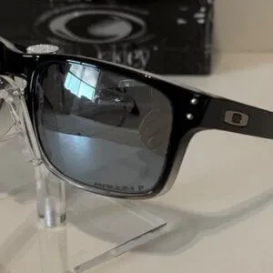 Oakley Holbrook Two Tone Polished Dark Ink Fade 9102 POLARIZED Silver